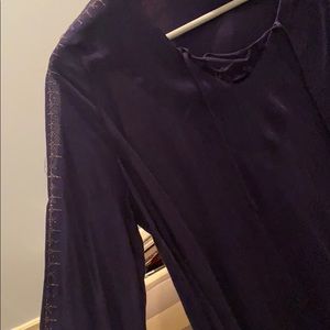 NWT Impeccable Pig Lace Up Embellished Top